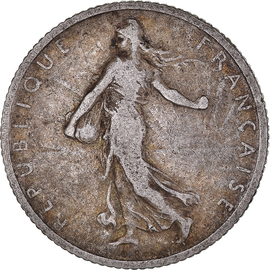 Monnaie, France, Semeuse, Franc, 1901, TB, Argent, KM:844.1, Gadoury:467