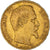 France, Napoleon III, 20 Francs, 1858, Strasbourg,EF(40-45),KM 781.2,Gadoury1061