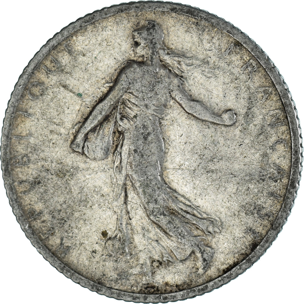 Monnaie, France, Semeuse, Franc, 1906, Paris, B+, Argent, Gadoury:467, KM:844.1
