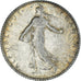 Moneta, Francja, Semeuse, Franc, 1910, Paris, EF(40-45), Srebro, KM:844.1
