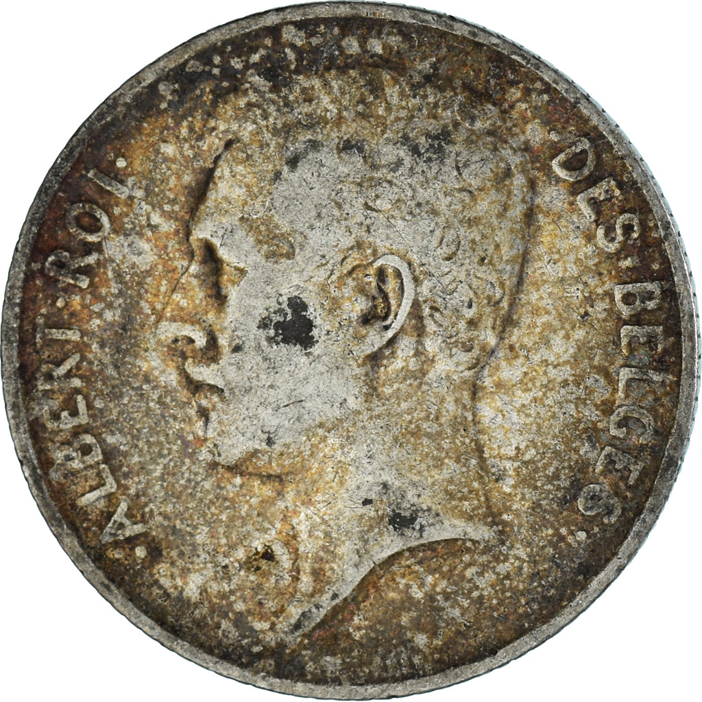 Coin, Belgium, Franc, 1911, VF(30-35), Silver, KM:73.1