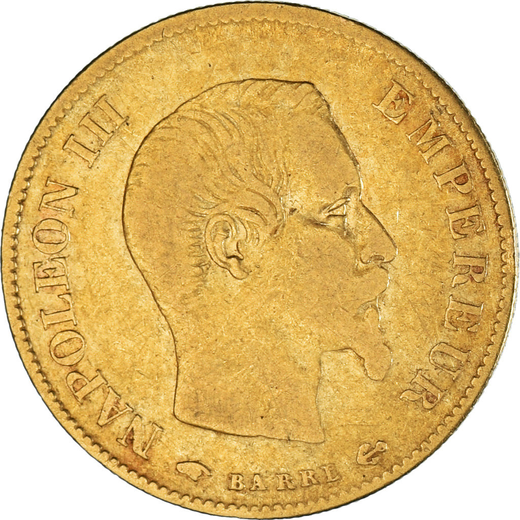 Coin, France, Napoleon III, Napoléon III, 10 Francs, 1858, Paris, VF(30-35)