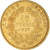 Moneda, Francia, Napoleon III, Napoléon III, 10 Francs, 1858, Paris, BC+, Oro