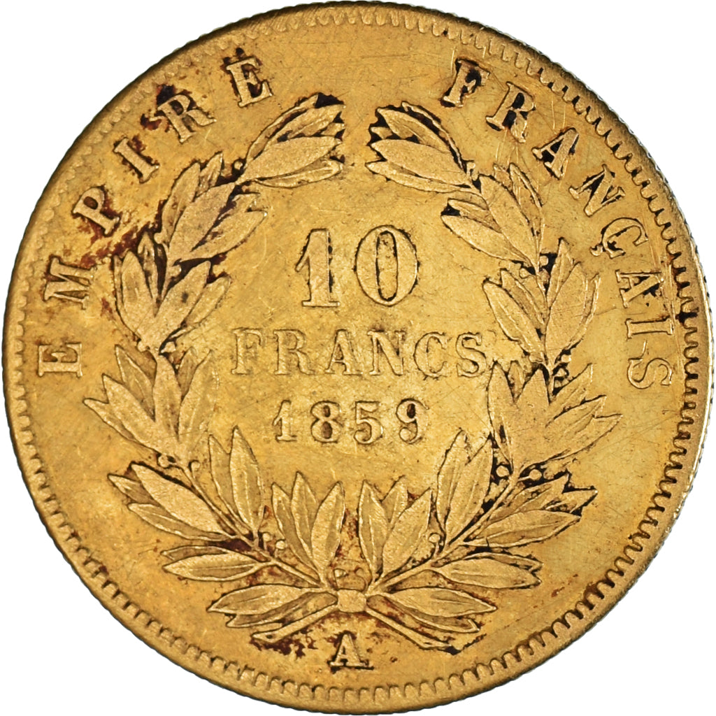Münze, Frankreich, Napoleon III, Napoléon III, 10 Francs, 1859, Paris, S+