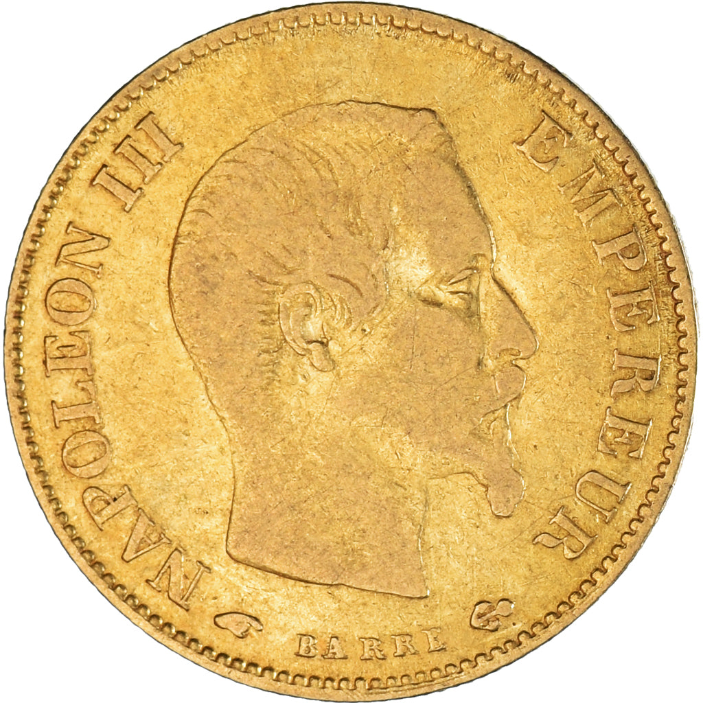 Coin, France, Napoleon III, Napoléon III, 10 Francs, 1860, Paris, VF(30-35)