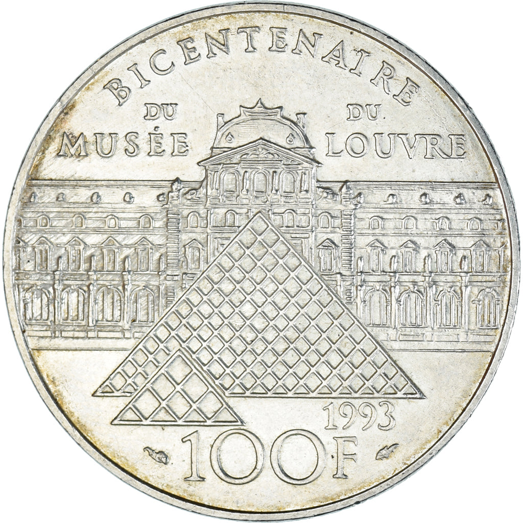 Moneda, Francia, Liberté guidant le peuple, 100 Francs, 1993, EBC, Plata