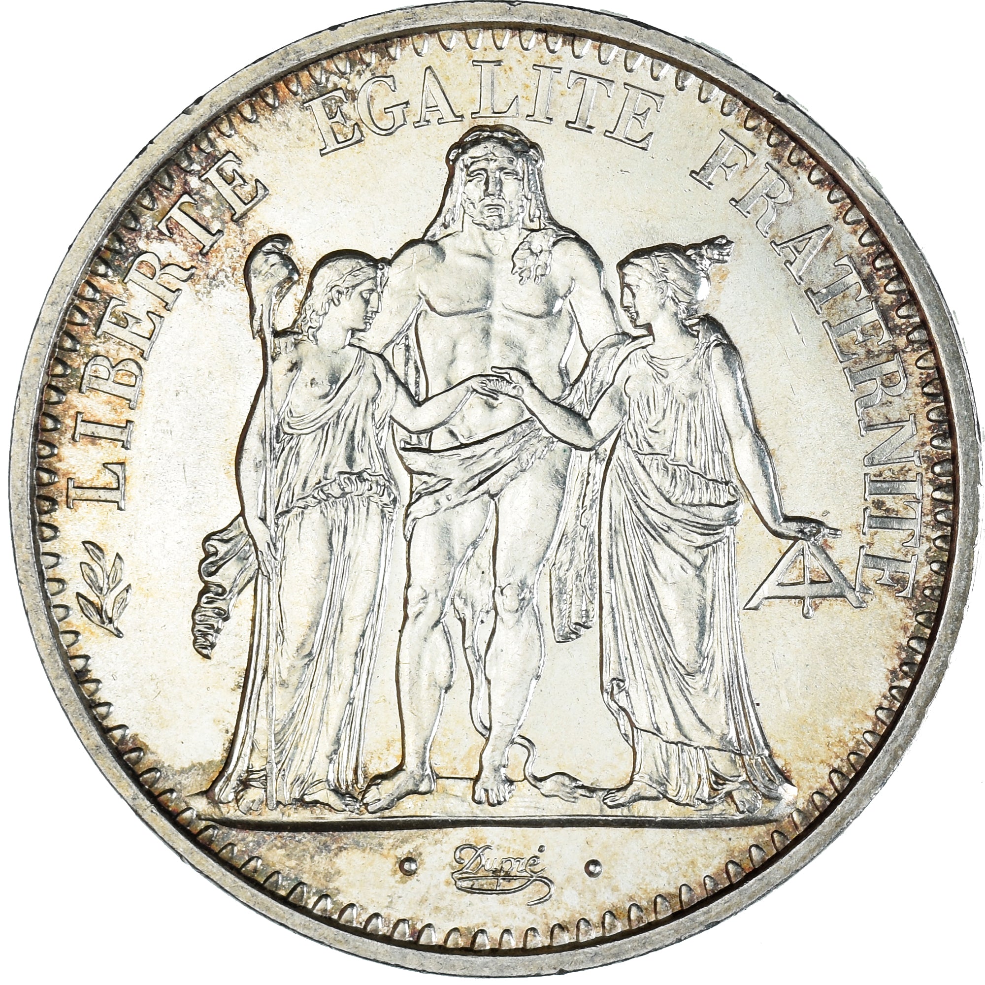 Coin, France, Hercule, 10 Francs, 1972, Paris, MS(60-62), Silver, KM:932