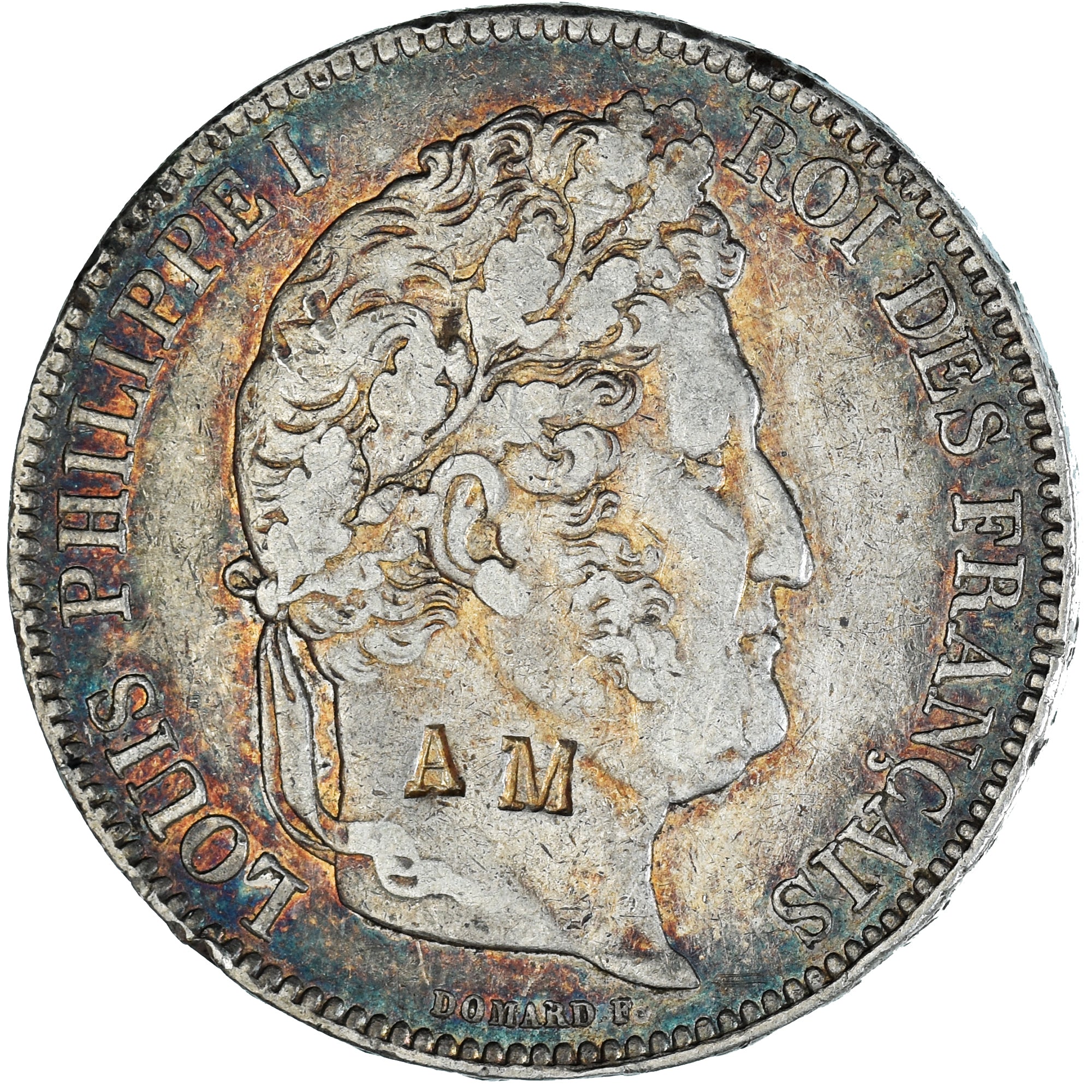 Coin, France, Louis-Philippe, 5 Francs, 1843, Lille, EF(40-45), Silver