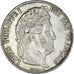 Moneda, Francia, Louis-Philippe, 5 Francs, 1834, La Rochelle, BC+, Plata