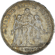 Coin, France, Hercule, 5 Francs, 1873, Paris, VF(30-35), Silver, KM:820.1