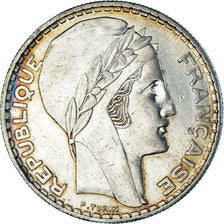 Moeda, França, Turin, 20 Francs, 1934, Paris, EF(40-45), Prata, KM:879