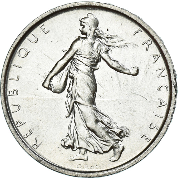 Moneda, Francia, Semeuse, 5 Francs, 1969, Paris, SC, Plata, KM:926, Gadoury:770