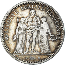 Monnaie, France, Hercule, 5 Francs, 1873, Paris, TB+, Argent, Gadoury:745a