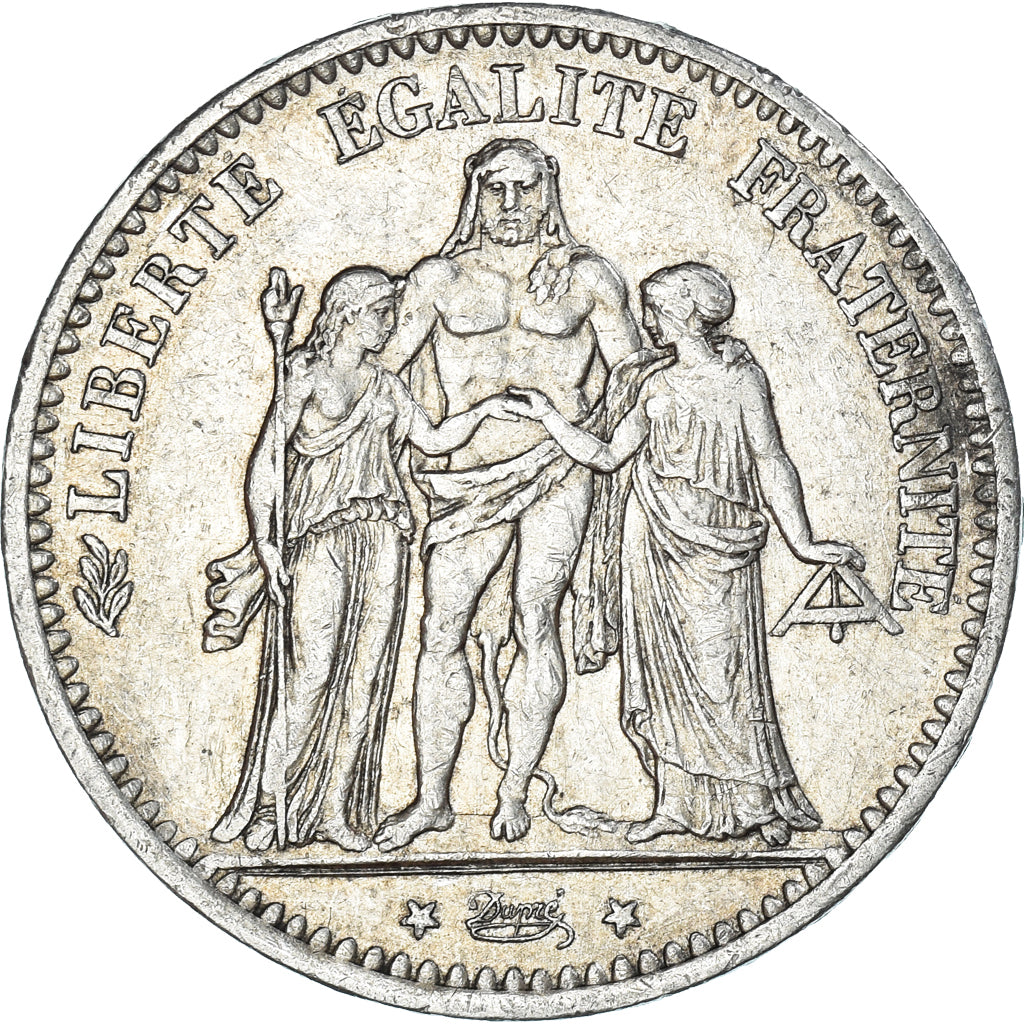 Coin, France, Hercule, 5 Francs, 1875, Paris, EF(40-45), Silver, KM:820.1