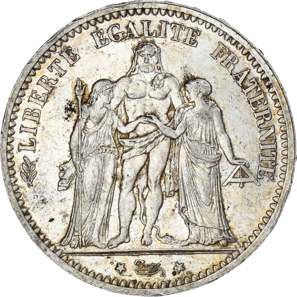 Monnaie, France, Hercule, 5 Francs,1873,Paris,TTB+,Argent,KM 820.1, Gadoury:745a