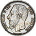 Moneda, Bélgica, Leopold II, 5 Francs, 5 Frank, 1867, MBC, Plata