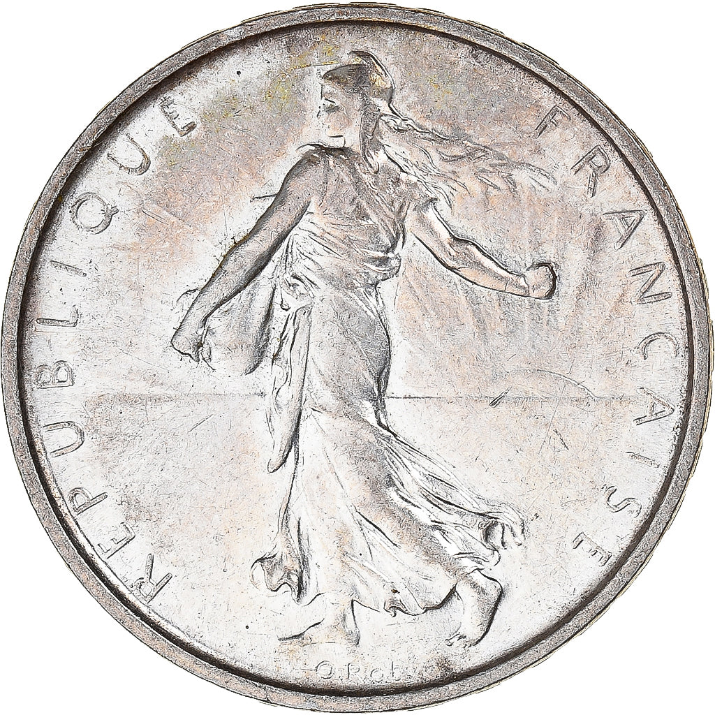 Münze, Frankreich, Semeuse, 5 Francs, 1963, Paris, VZ+, Silber, KM:926