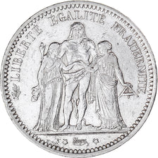 Munten, Frankrijk, Hercule, 5 Francs, 1873, Paris, ZF+, Zilver, KM:820.1