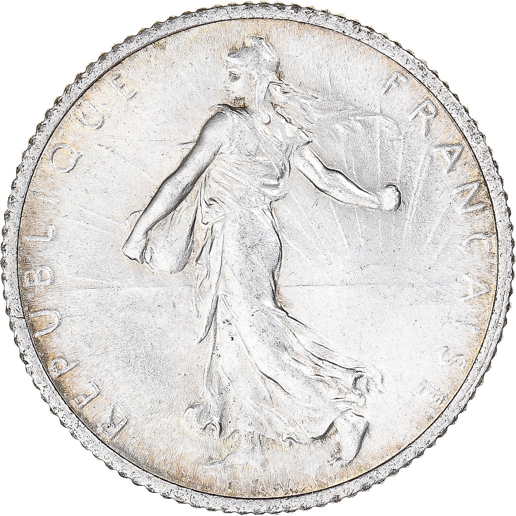 Monnaie, France, Semeuse, Franc, 1916, Paris, SUP, Argent, Gadoury:467, KM:844.1