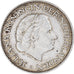 Coin, Netherlands, Juliana, 2-1/2 Gulden, 1961, EF(40-45), Silver, KM:185