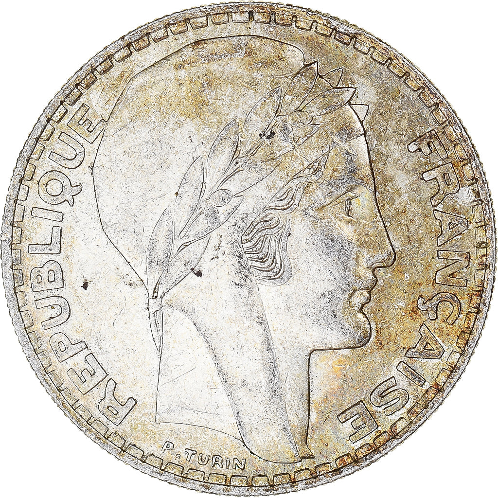 Coin, France, Turin, 20 Francs, 1934, Paris, AU(55-58), Silver, KM:879