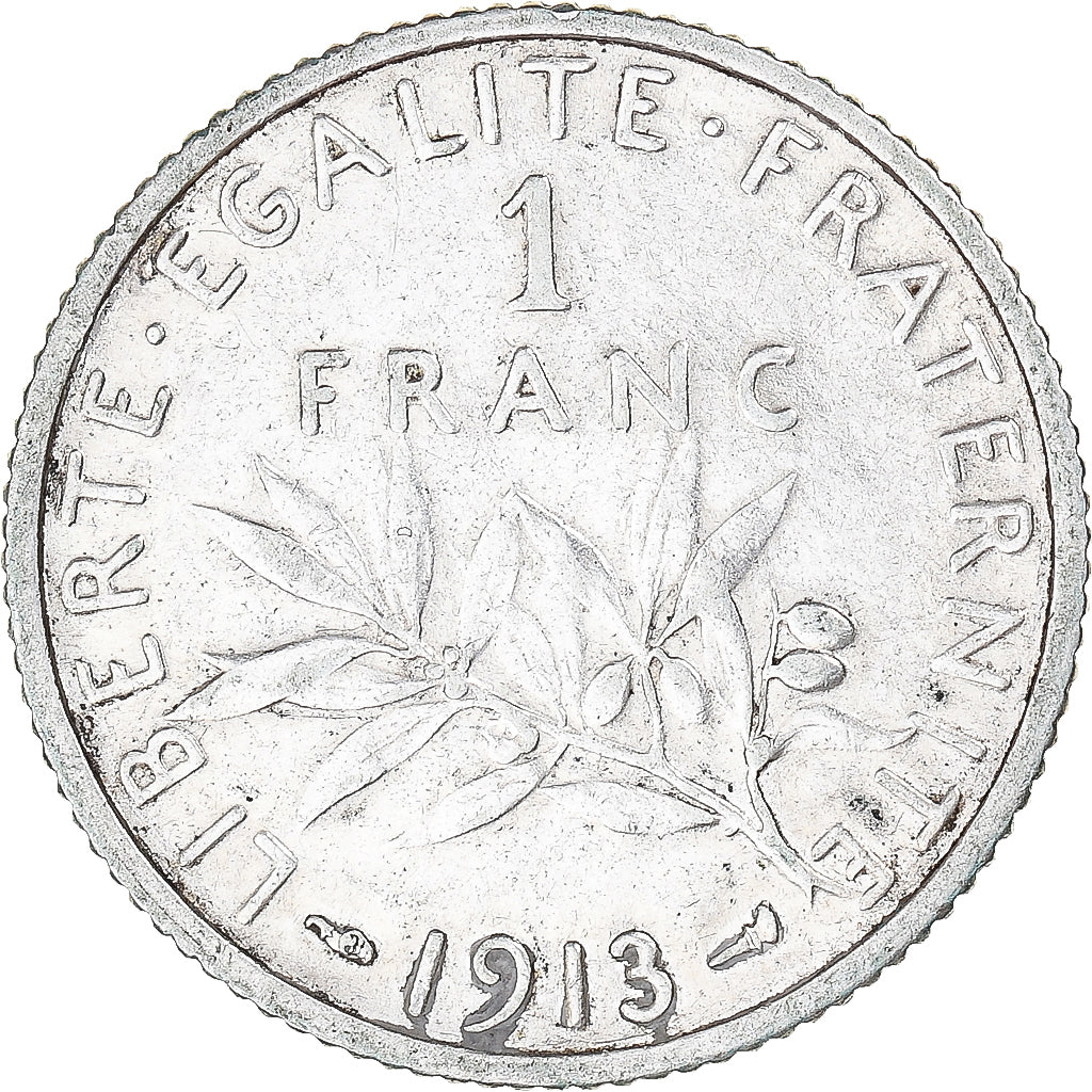 Münze, Frankreich, Semeuse, Franc, 1913, Paris, SS+, Silber, KM:844.1