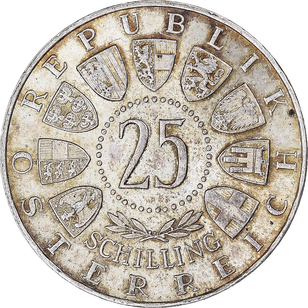 Münze, Österreich, 25 Schilling, 1956, Vienne, SS, Silber, KM:2881