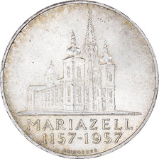 Moeda, Áustria, 25 Schilling, 1957, AU(50-53), Prata, KM:2883