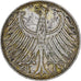 GERMANIA - REPUBBLICA FEDERALE, 5 Mark, 1951, Munich, BB, Argento, KM:112.1
