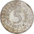 GERMANY - FEDERAL REPUBLIC, 5 Mark, 1951, Hamburg, EF(40-45), Silver, KM:112.1