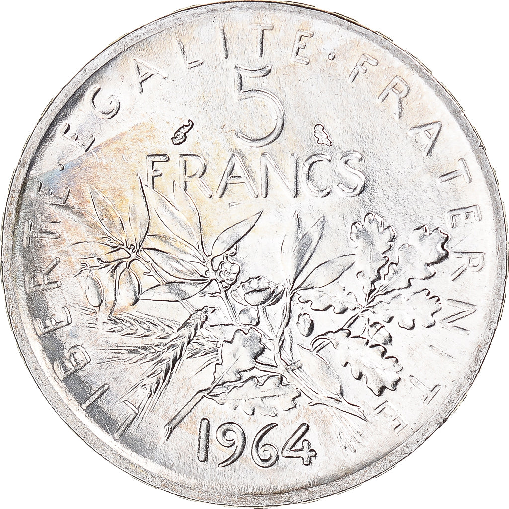 Monnaie, France, Semeuse, 5 Francs, 1964, Paris, SUP+, Argent, Gadoury:770