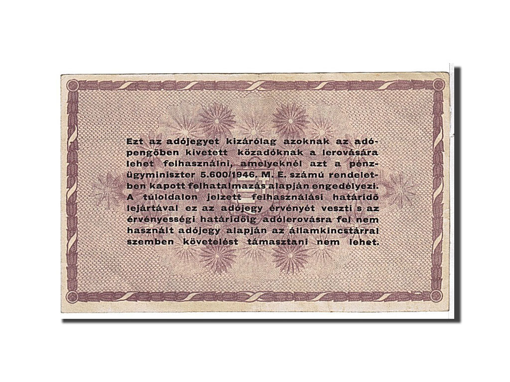 Banknote, Hungary, 100,000 (Egyszázezer) Adópengö, 1946, KM:144a, EF(40-45)