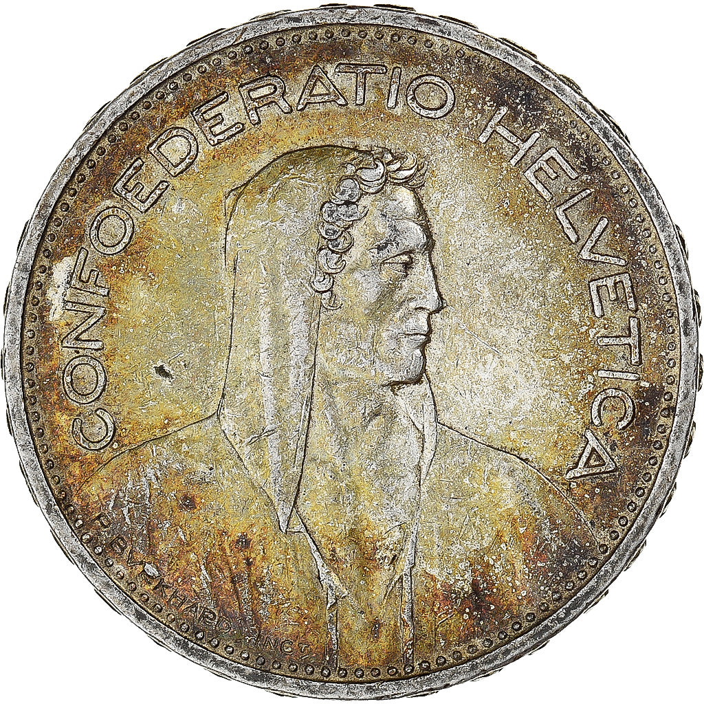 Münze, Schweiz, 5 Francs, 1932, Bern, S, Silber, KM:40
