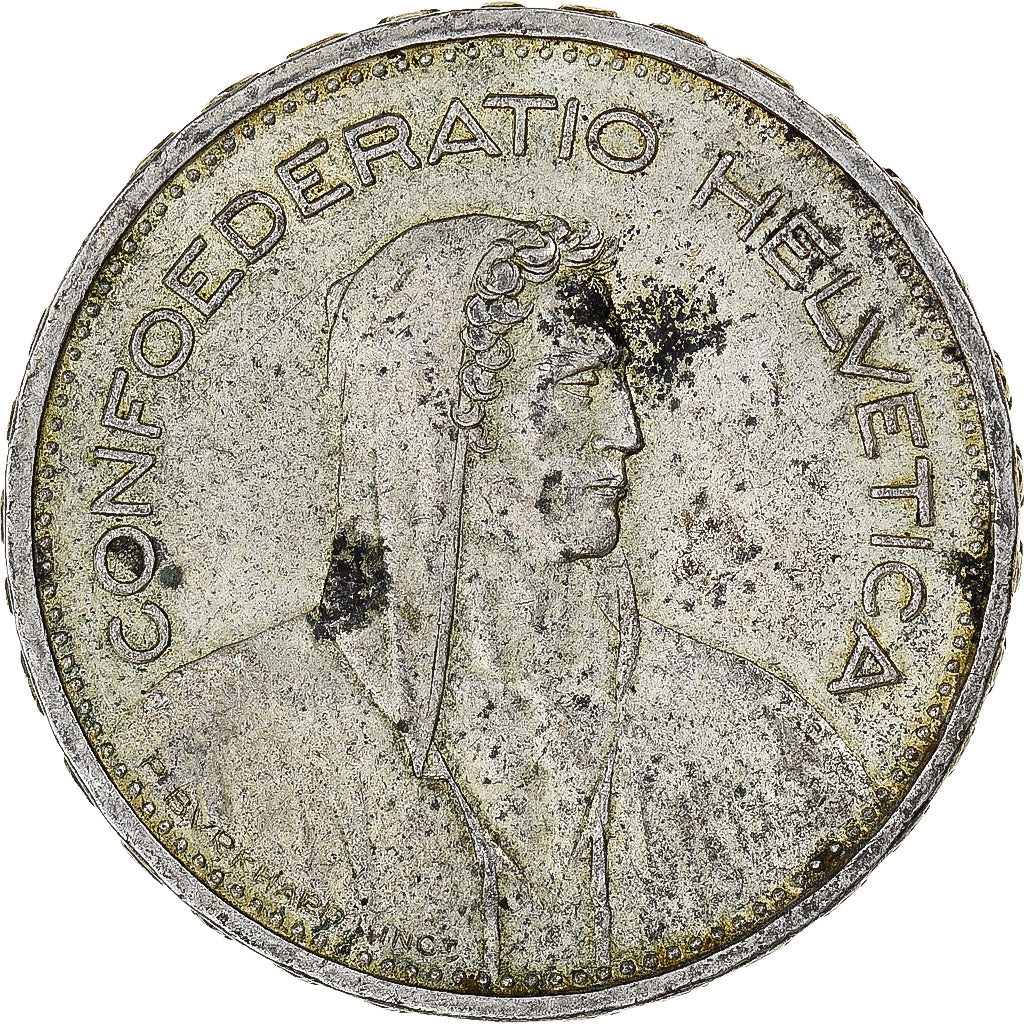 Münze, Schweiz, 5 Francs, 1932, Bern, S, Silber, KM:40