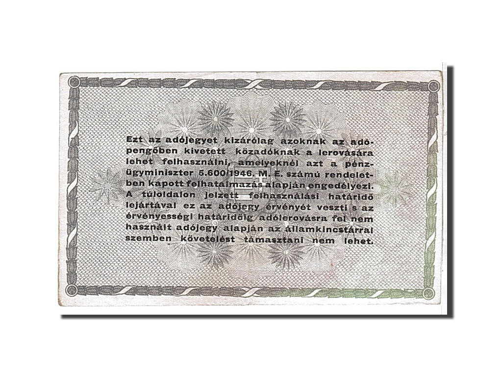Banconote, Ungheria, 50,000 (Ötvenezer) Adópengö, 1946, BB+