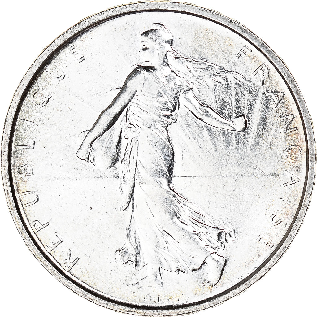 France, Semeuse, 5 Francs, 1964, MS(63), Silver, KM:926, Gadoury:770