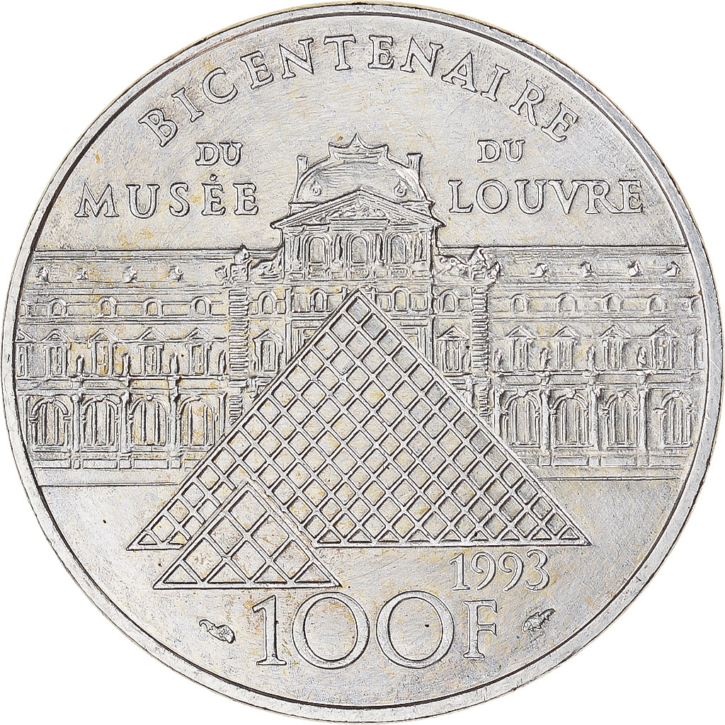 Francia, Liberté guidant le peuple, 100 Francs, 1993, SPL-, Argento, KM:1018...