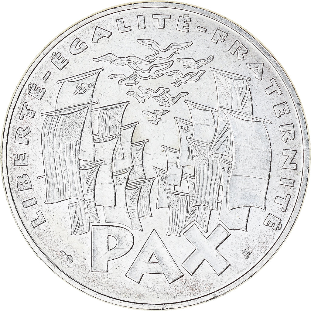 Coin, France, 8 mai 1945, 100 Francs, 1995, Paris, AU(50-53), Silver, KM:1116.1