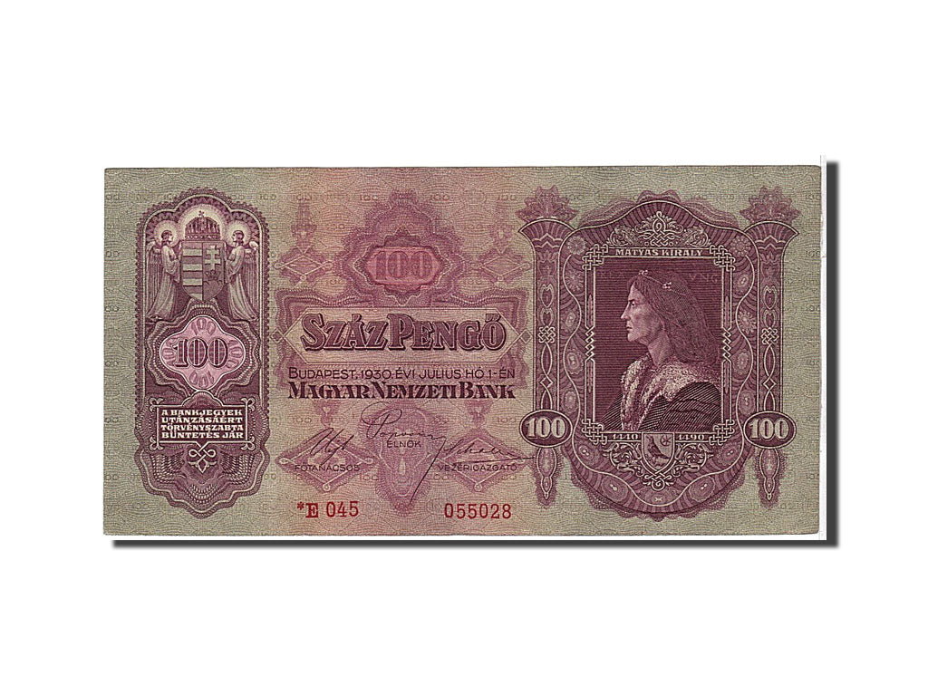 Banknote, Hungary, 100 Pengö, 1930, KM:98, EF(40-45)