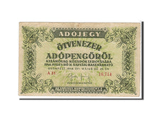 Banknote, Hungary, 50,000 (Ötvenezer) Adópengö, 1946, KM:138a, EF(40-45)
