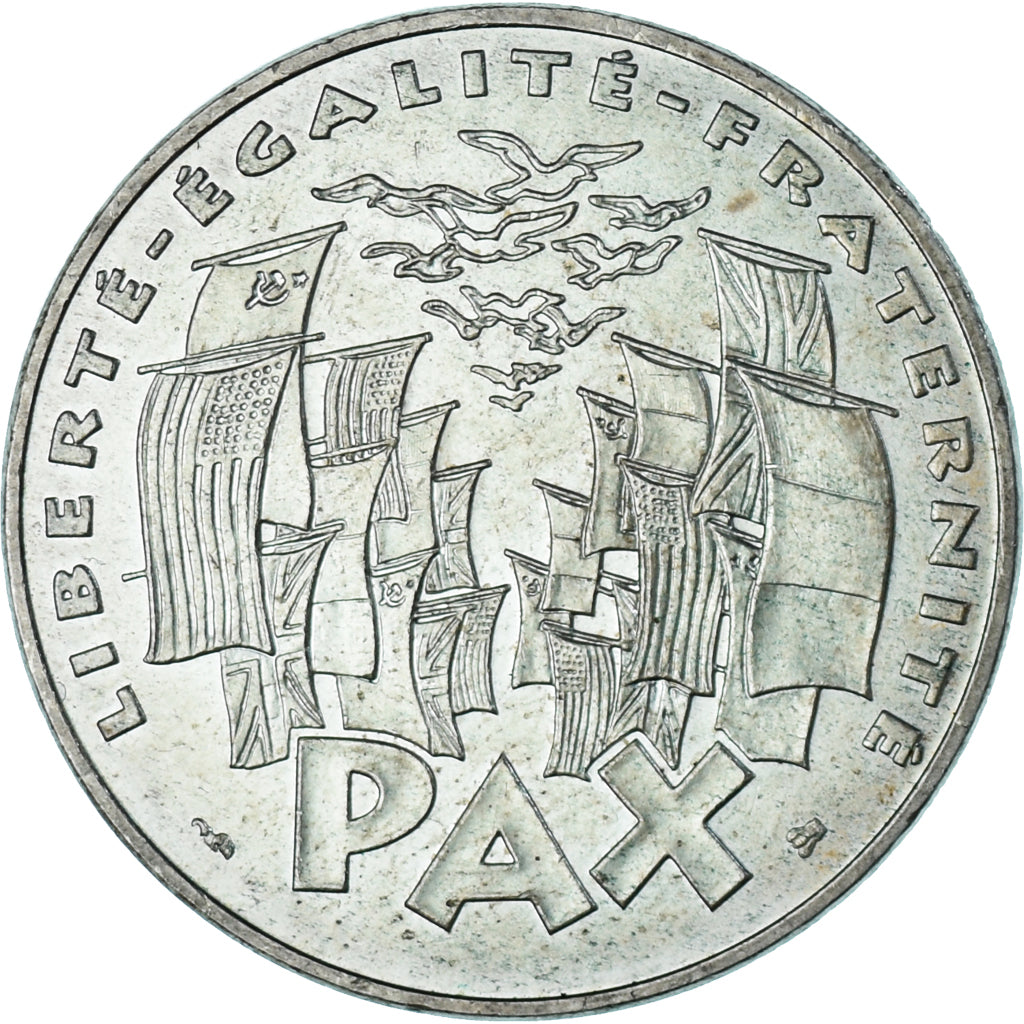 Coin, France, 8 mai 1945, 100 Francs, 1995, Paris, AU(50-53), Silver, KM:1116.1
