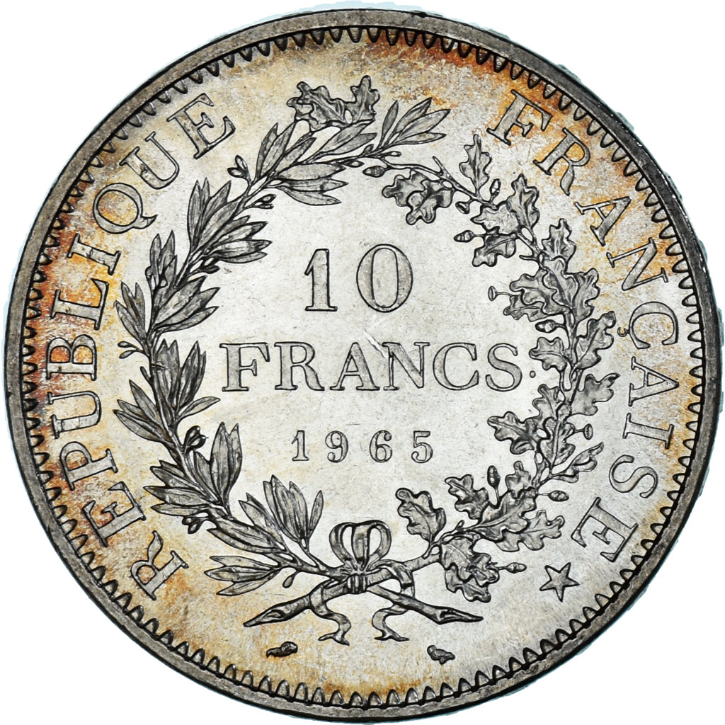 Moneta, Francia, Hercule, 10 Francs, 1965, Paris, SPL, Argento, KM:932