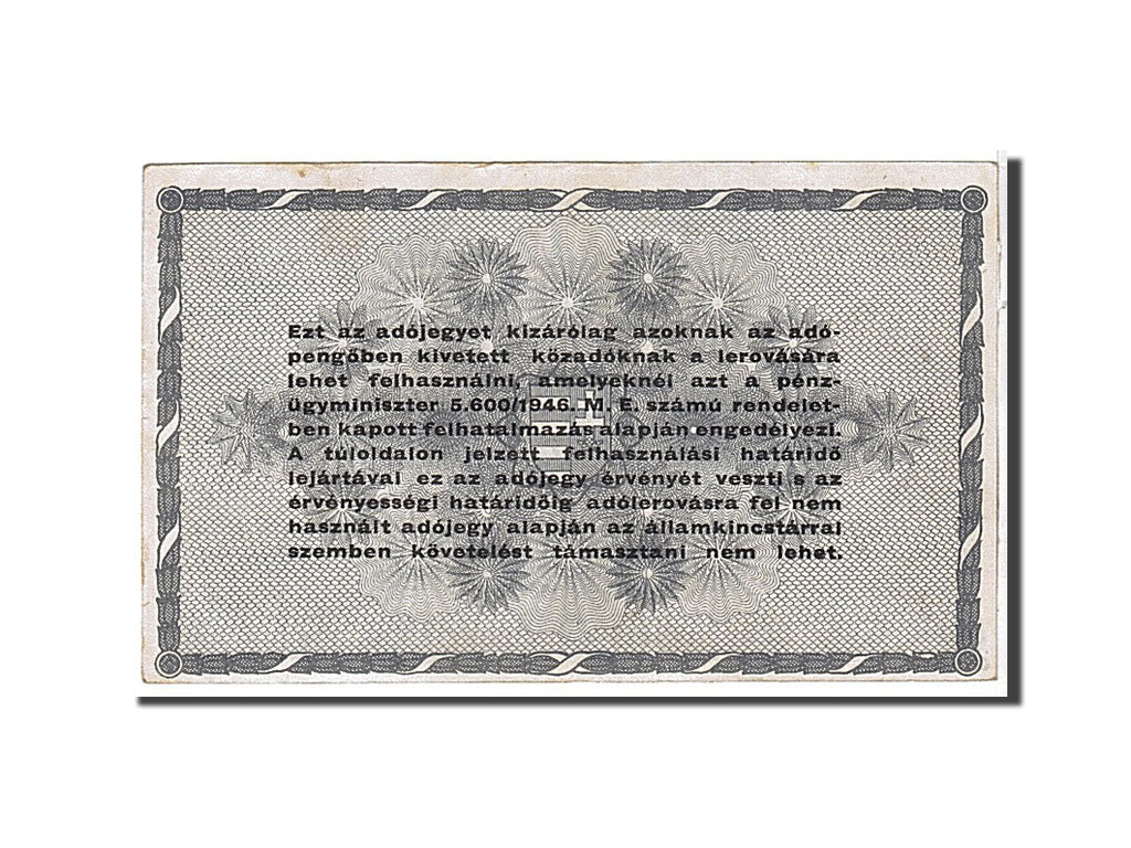 Banknote, Hungary, 500,000 (Ötszazezer) Adópengö, 1946, KM:139b, AU(50-53)
