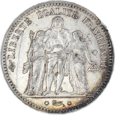 Coin, France, Hercule, 5 Francs, 1873, Paris, AU(50-53), Silver, KM:820.1