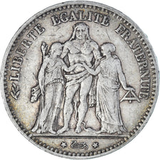 Monnaie, France, Hercule, 5 Francs, 1874, Paris, TB+, Argent, Gadoury:745a