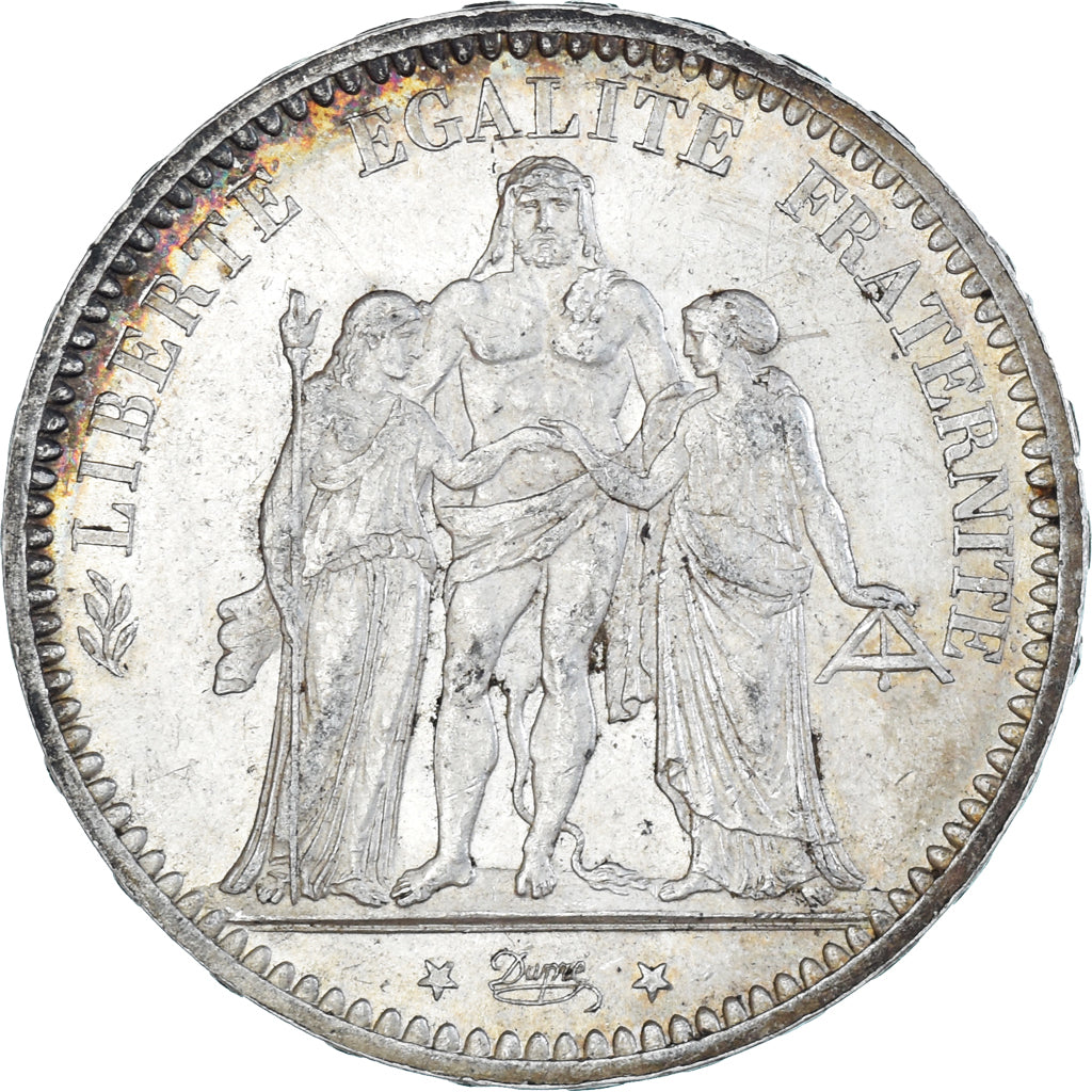 Monnaie, France, Hercule, 5 Francs,1873,Paris,TTB+,Argent,KM 820.1, Gadoury:745a