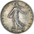 Moneda, Francia, Semeuse, 2 Francs, 1918, Paris, MBC+, Plata, KM:845.1
