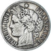 Moneta, Francja, Cérès, 2 Francs, 1871, Bordeaux, VF(30-35), Srebro, KM:817.2