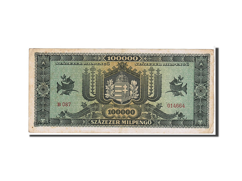 Banknote, Hungary, 100,000 Milpengö, 1946, KM:127, EF(40-45)