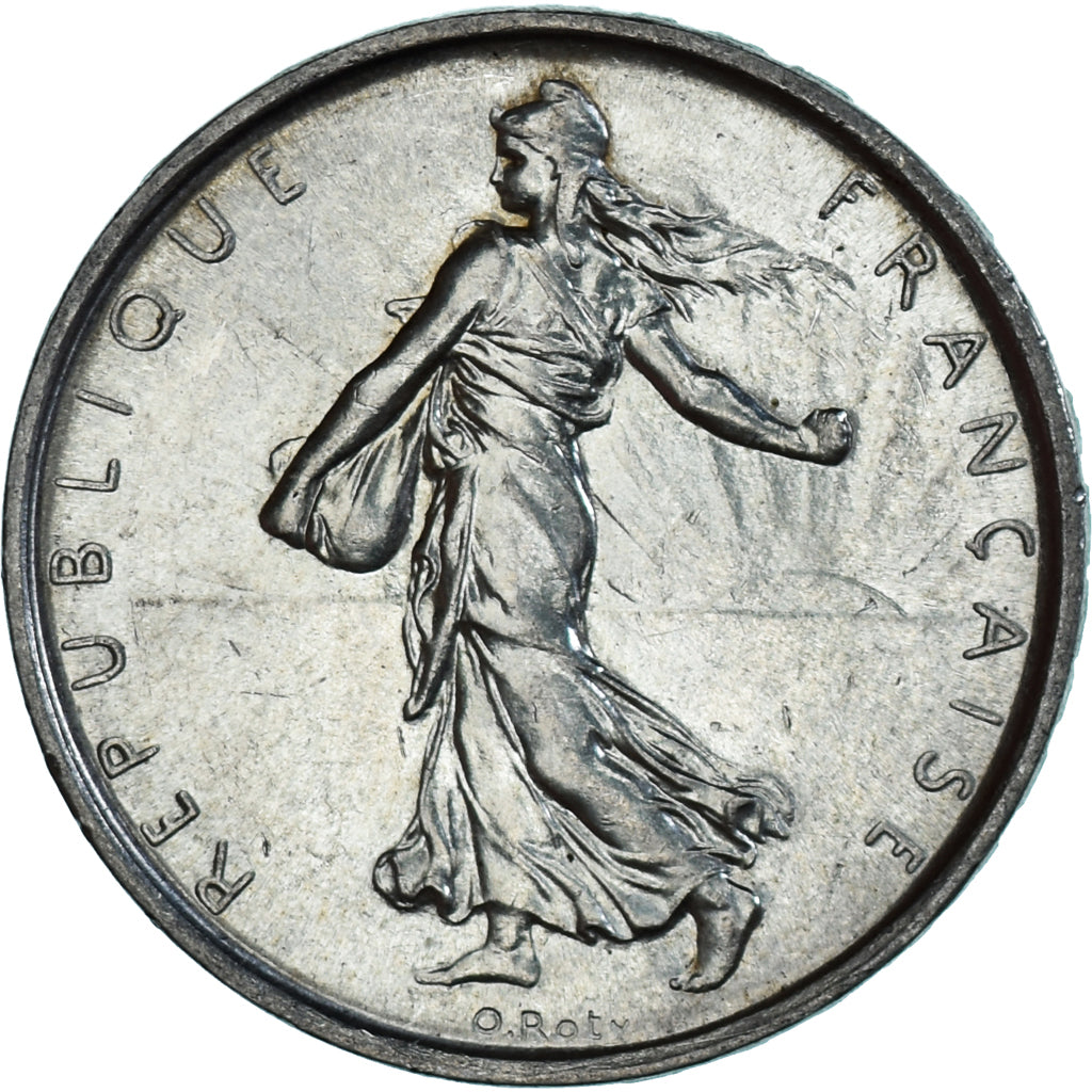 Münze, Frankreich, Semeuse, 5 Francs, 1969, Paris, UNZ, Silber, KM:926